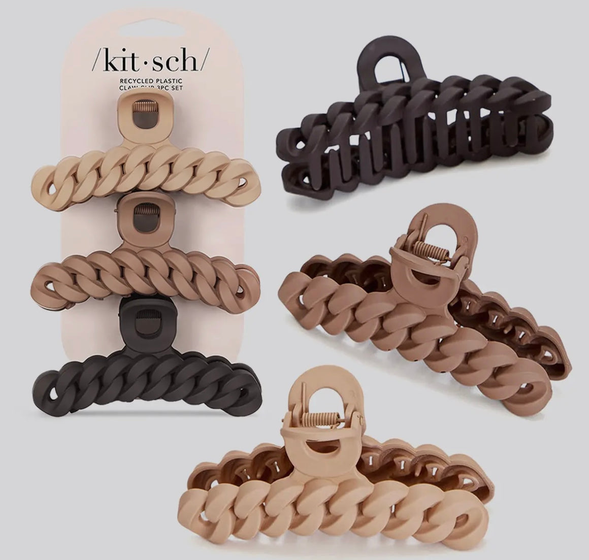 Kitsch Eco Friendly Claw Clips Set