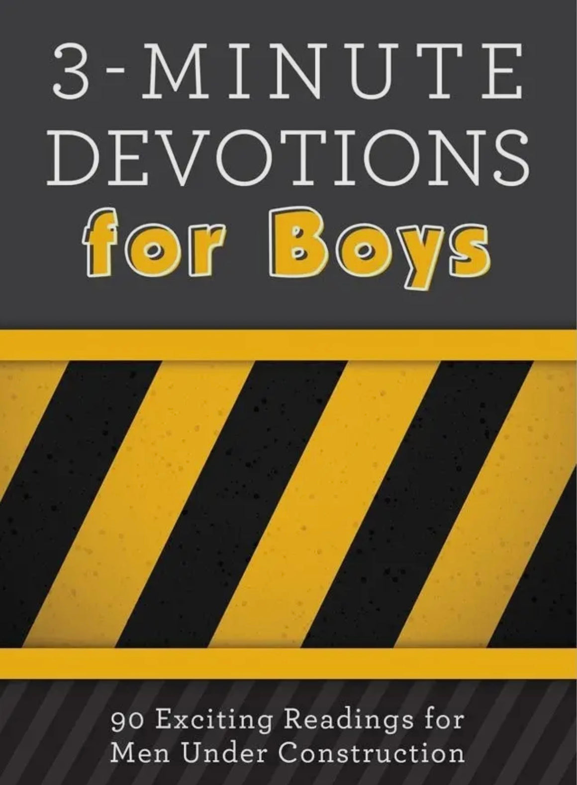 PBF 3 Min Devotions For Boys Construction