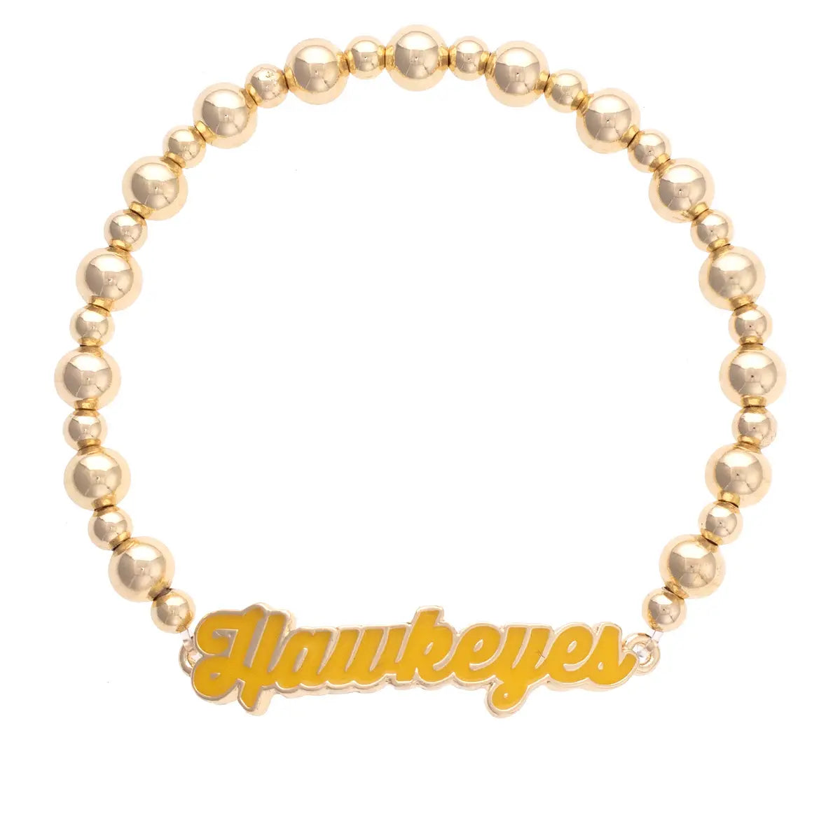 Hawkeyes Autograph Enamel Stretch Bracelet