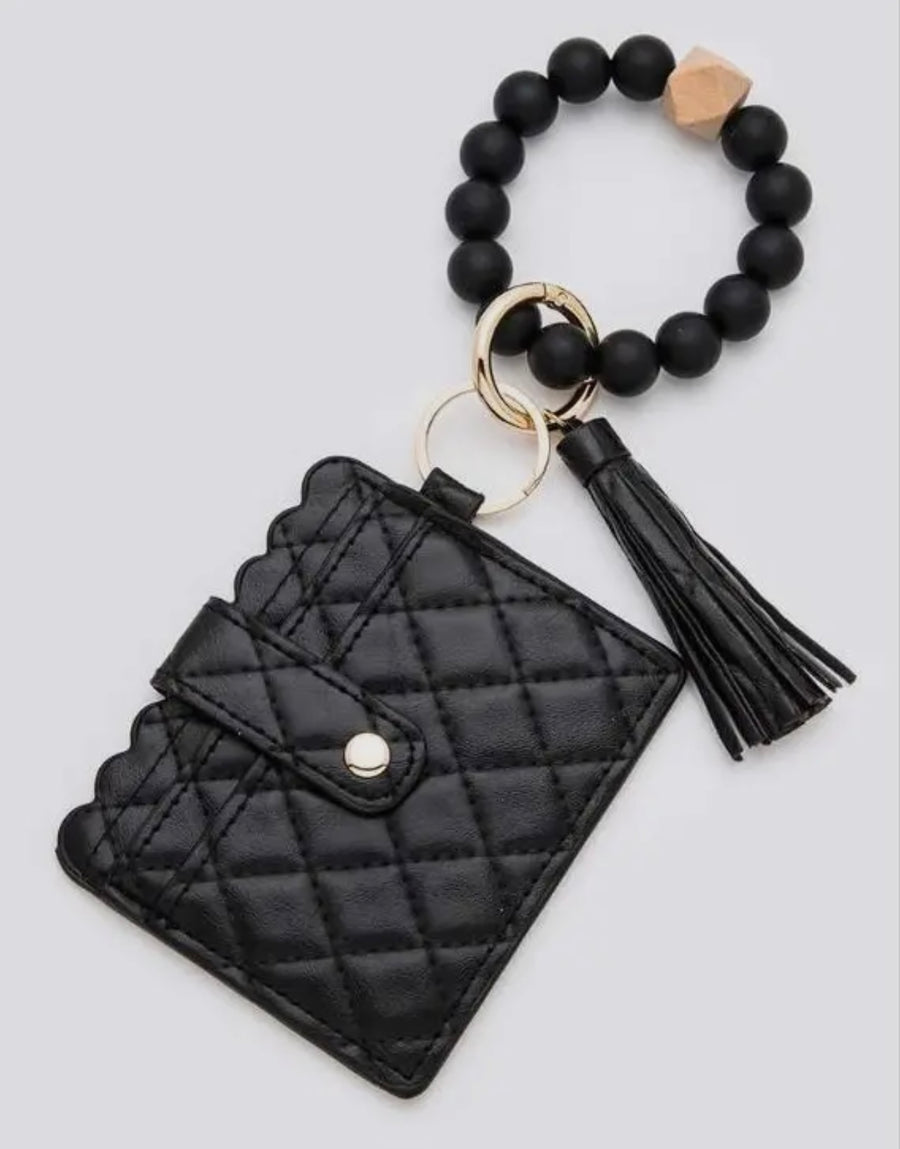 Even If Jessica Quilted Wrist Wallet (2 Colors)