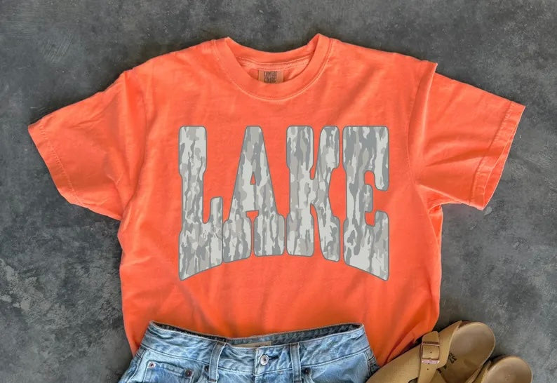 Lake Camo Tee