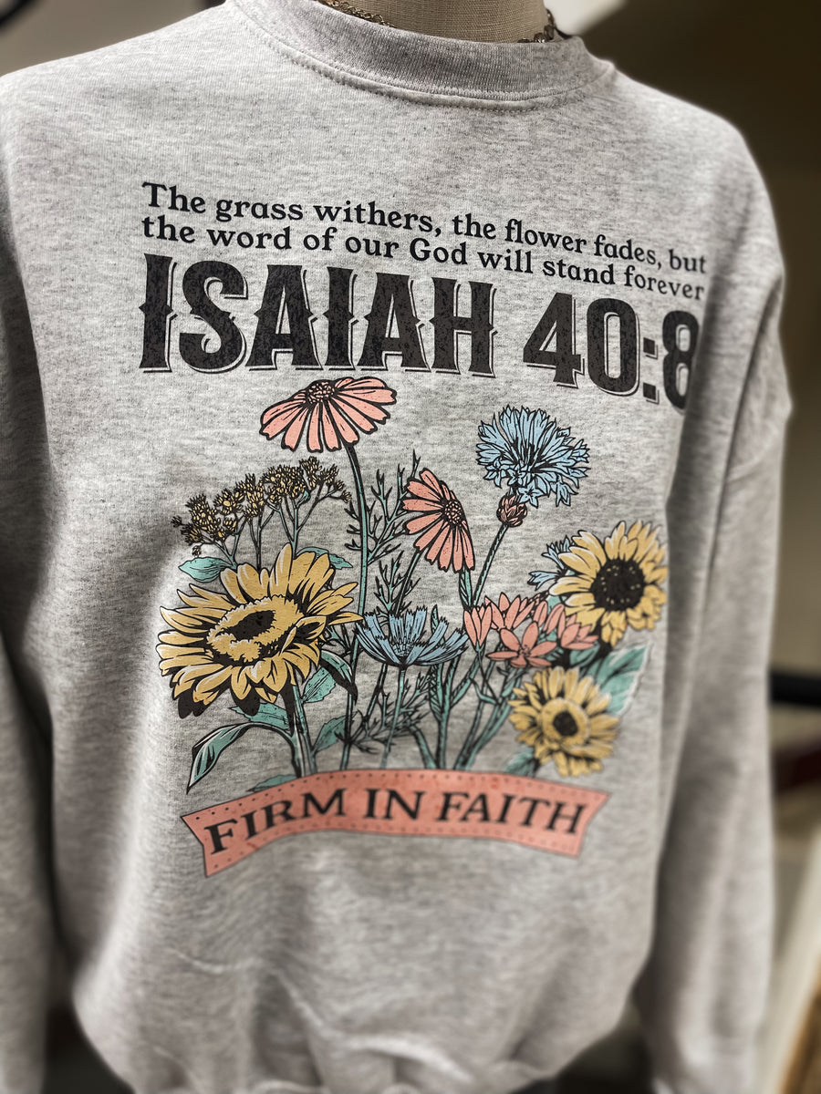 Double Sided Share Your Faith Reversible Crewneck