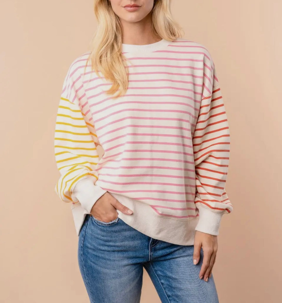 Grant Stripe Knit Top