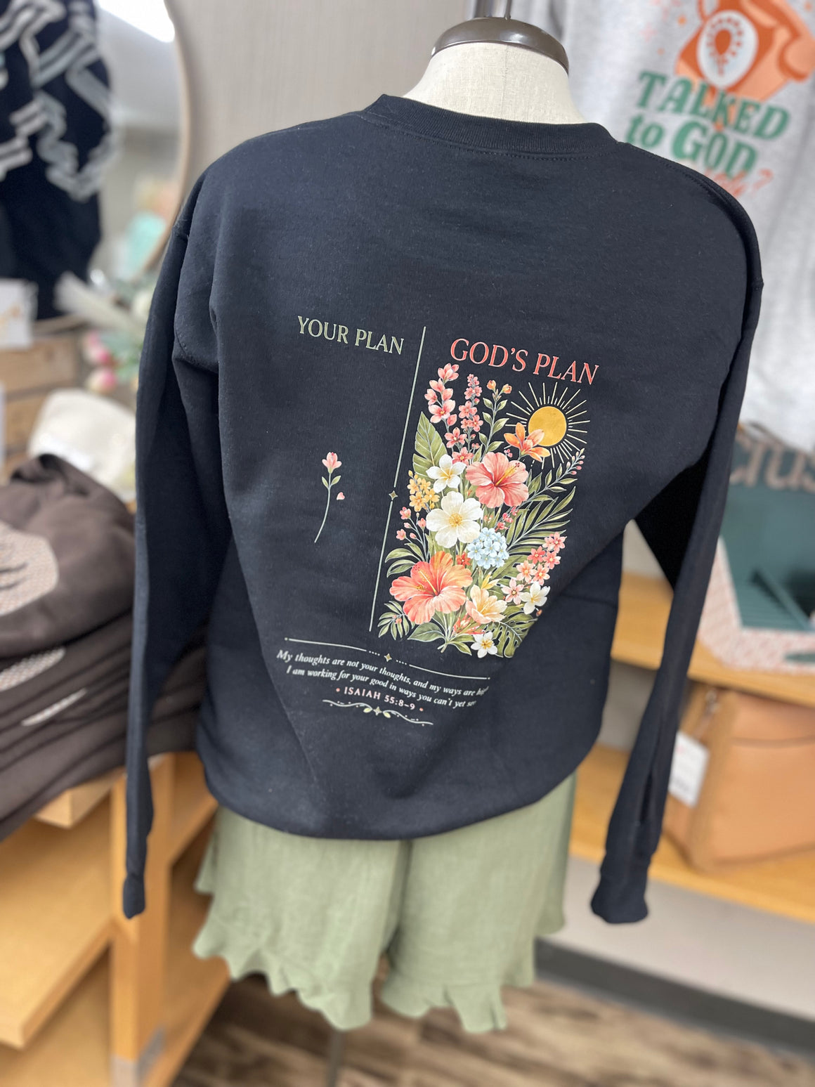 Gods Plan Crewneck (Front & Back)