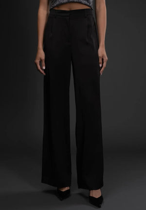 Shinning Star Satin Wide Leg Pant