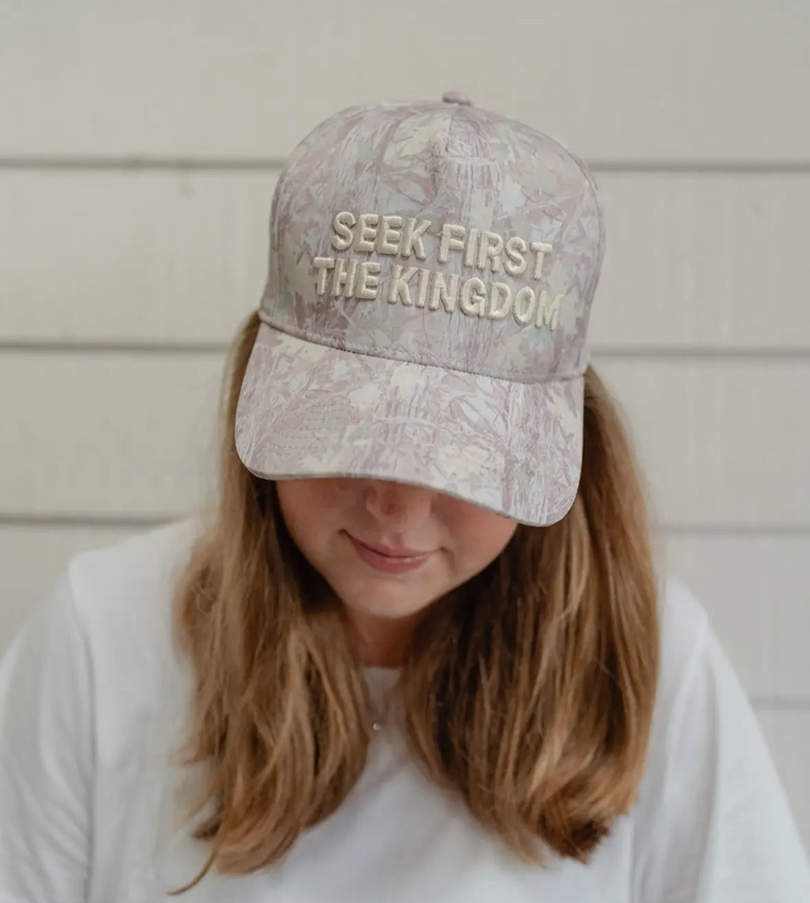 Seek First The Kingdom Camo Hat
