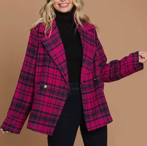 Kinley Plaid Coat