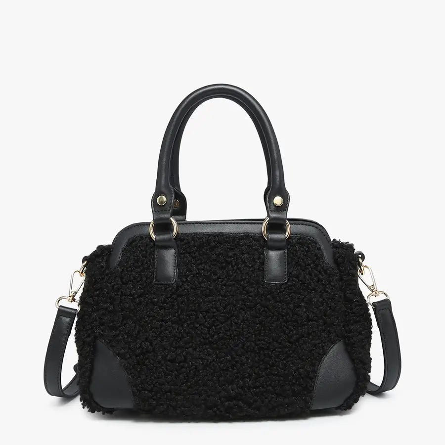 Sherpa Black Satchel