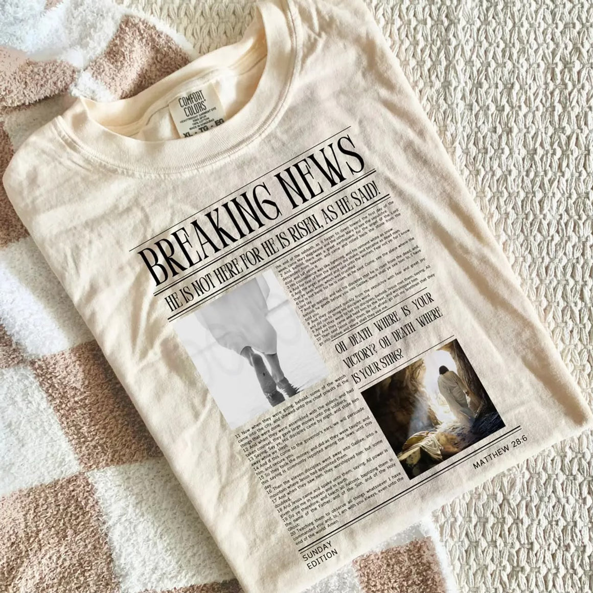 Breaking News Graphic Tee