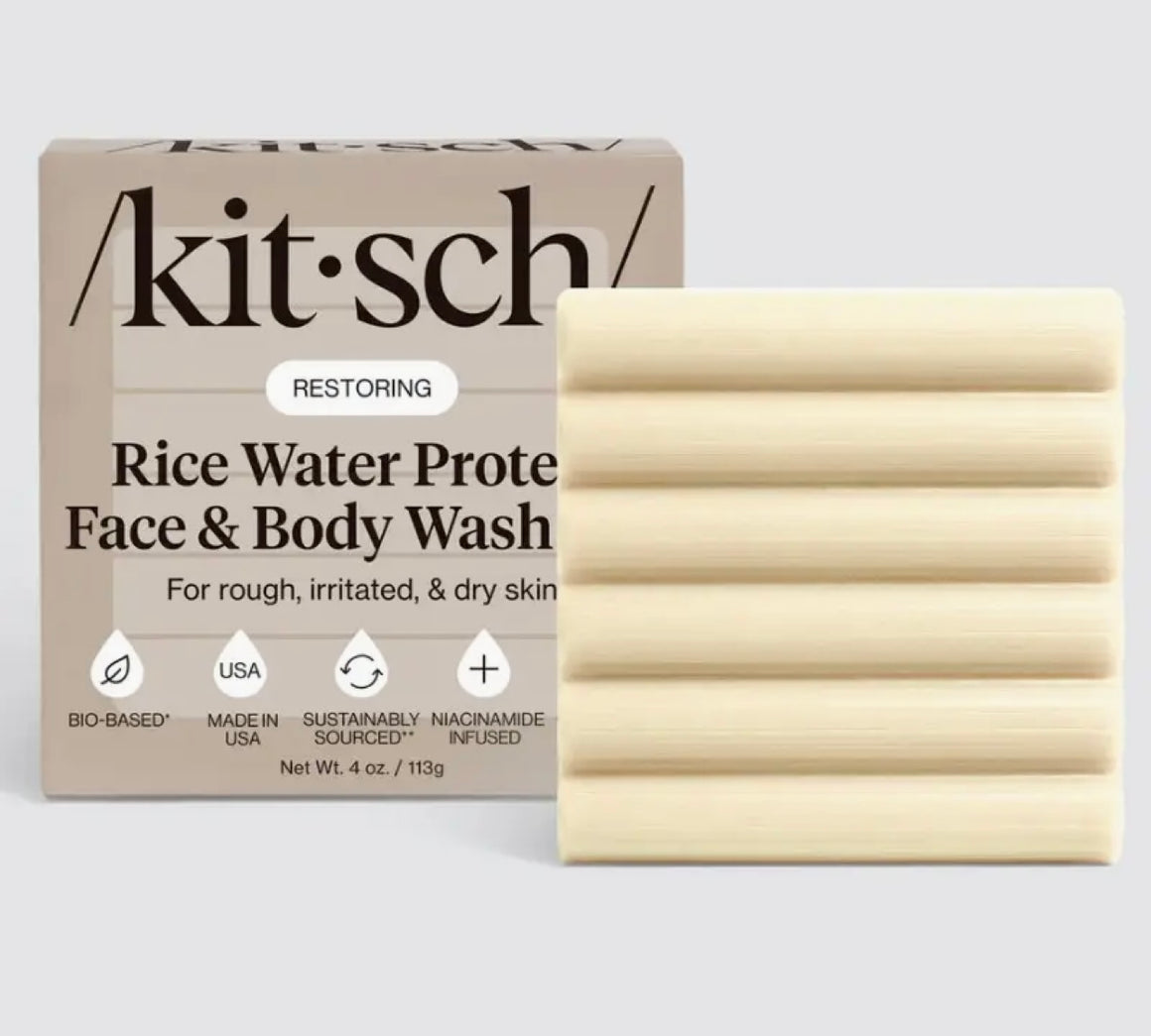 Kitsch Rice Water Face & Body Wash Bar