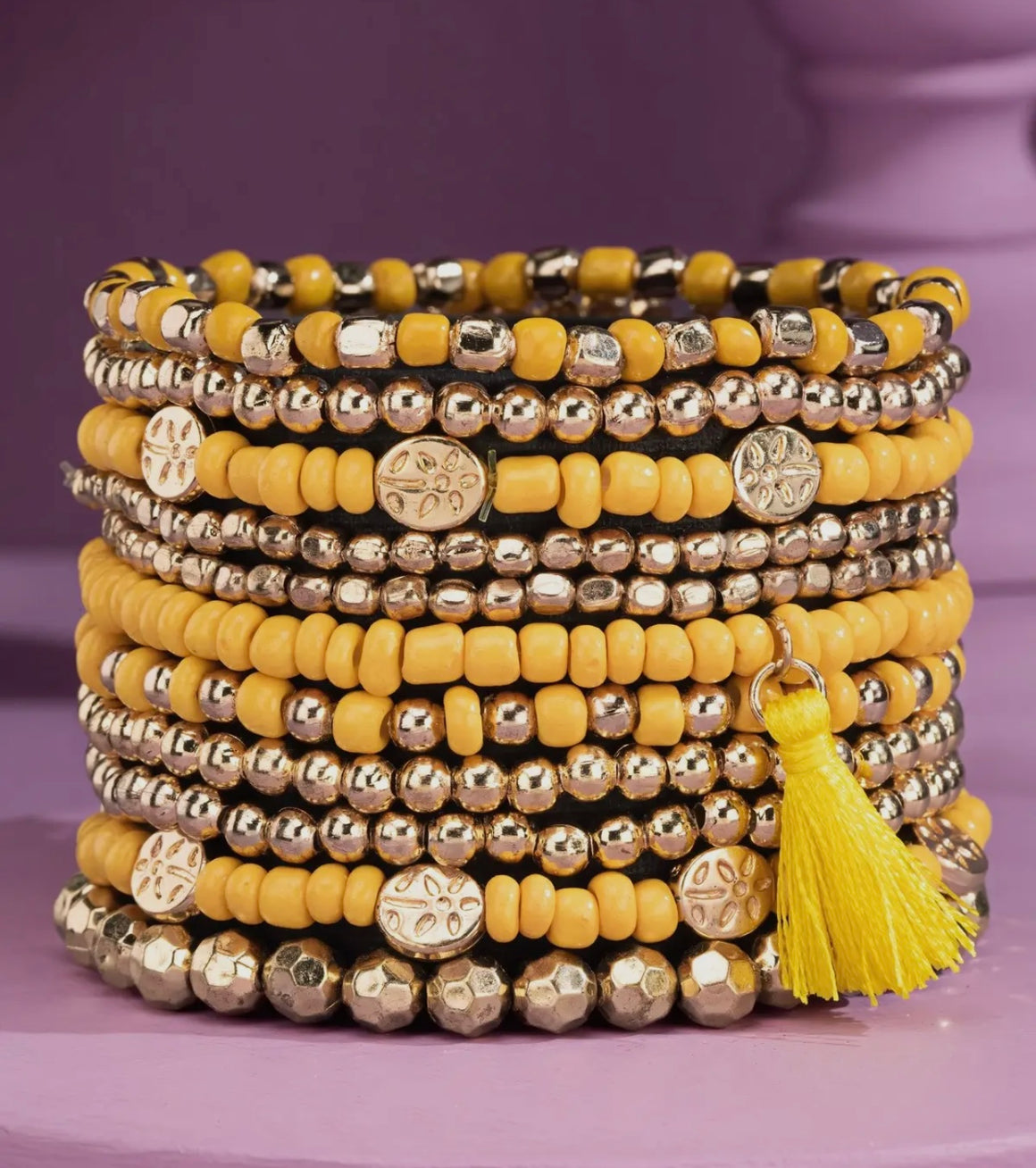 Colorful Life 12 Layered Stretch Bracelet Set (3 Colors)