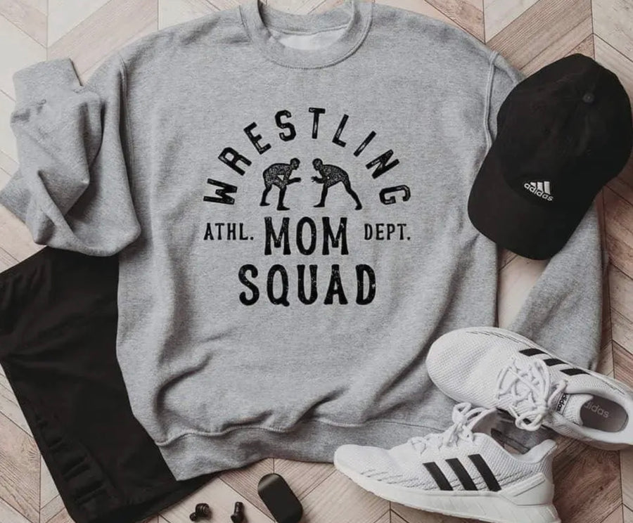 Wrestling Mom Squad Sweatshirt