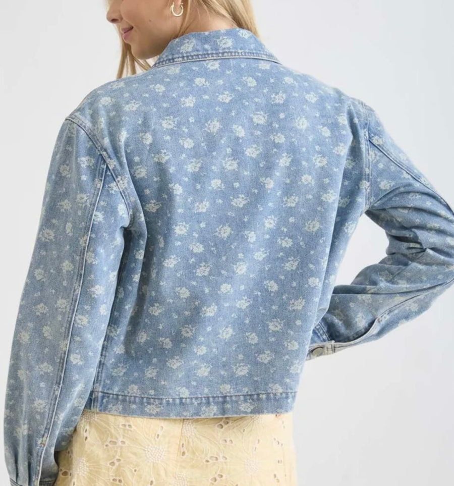 Benny Floral Denim Jacket