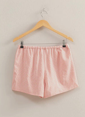 Pink Gingham Short