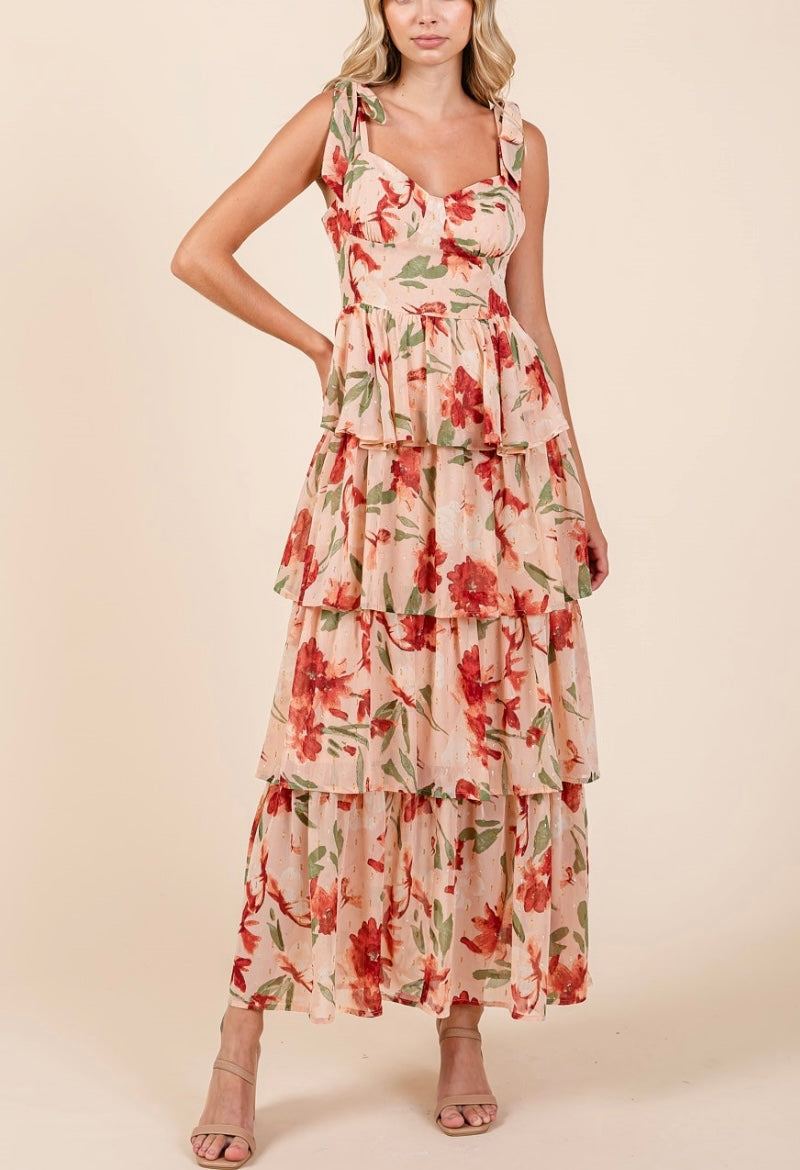 Holland Floral Ruffle Dress
