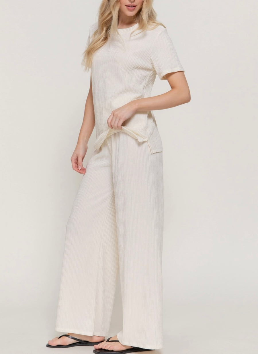 Willow Textured Ivory Set