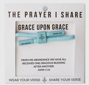 The Prayer Share Christian Cord Bracelet (Multiple Options)