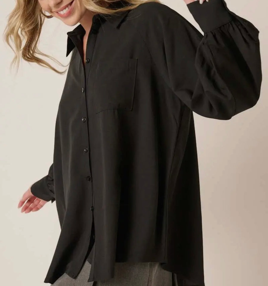 Jack Raglan Button Down Top (2 Colors)