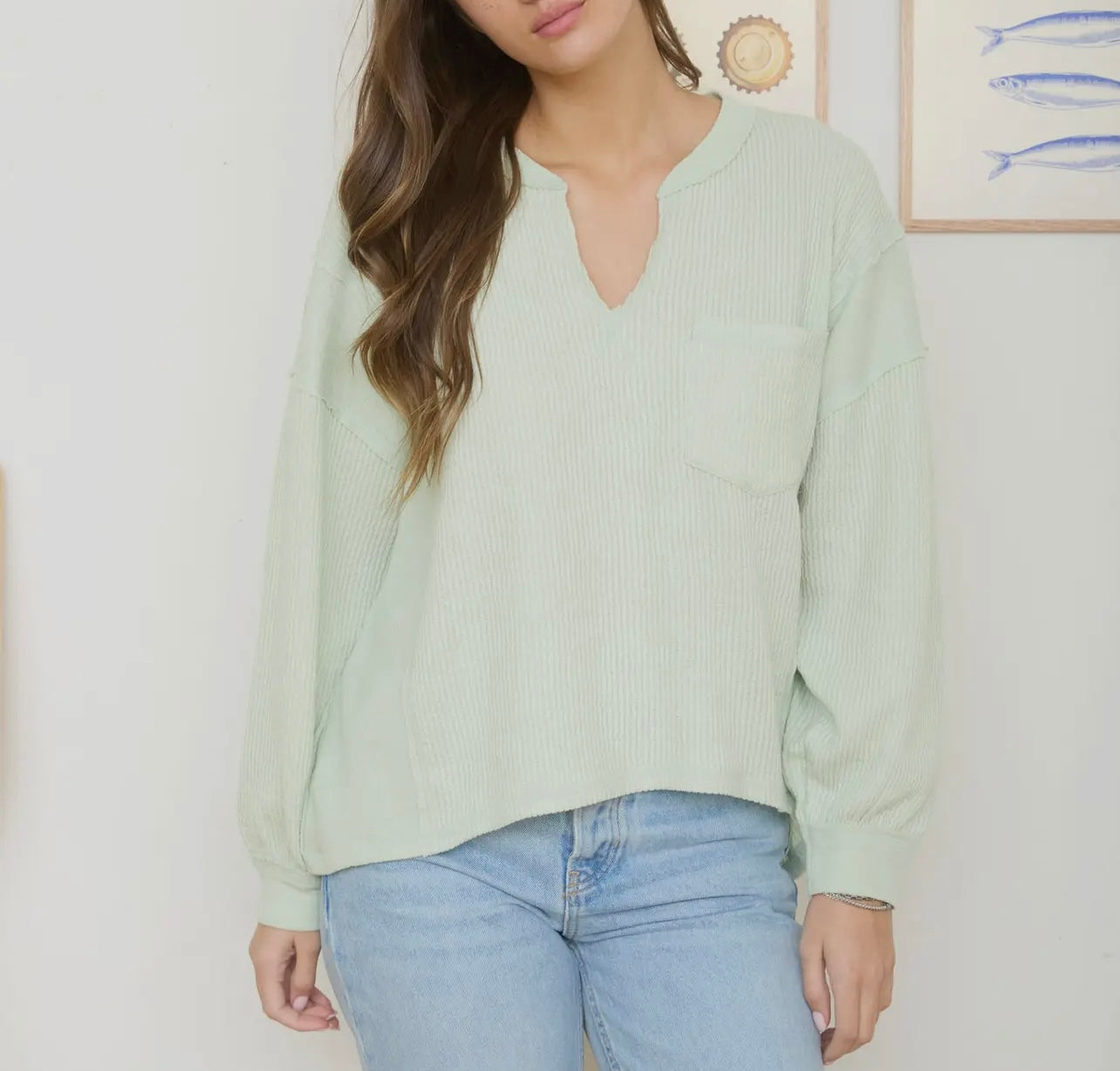 Bring Happiness Mint Top