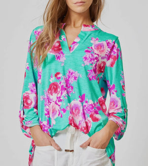 Brooklyn Floral Wrinkle Free Top