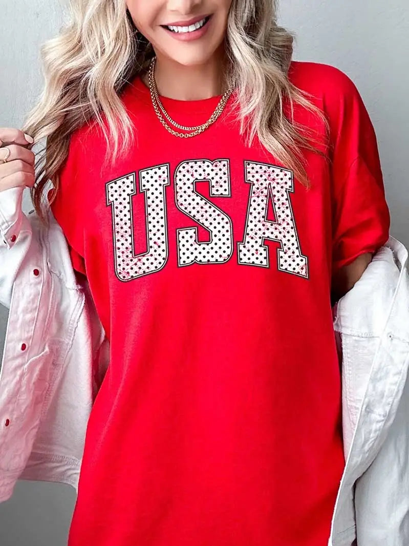 USA Polka Dot Tee