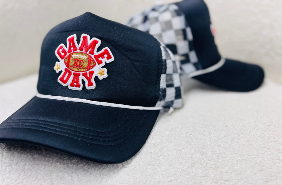 Game Day Checkered Hat