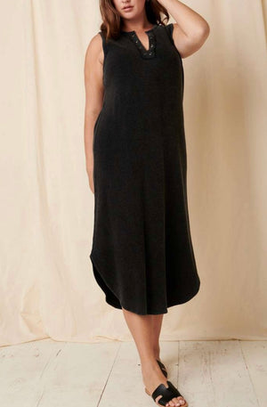 Feeling Good Acid Wash Dress (Extended Size)