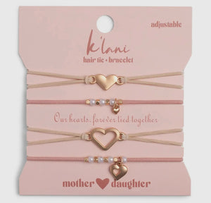 Mother Daughter Hair Tie Bracelets