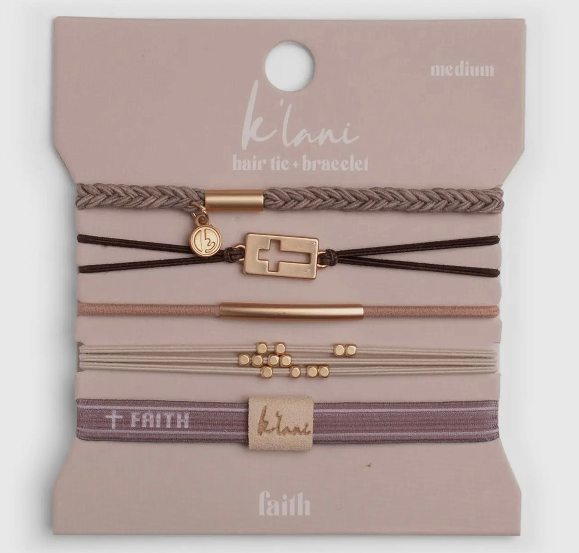 Inspire & Faith Hair Tie/Bracelet Sets