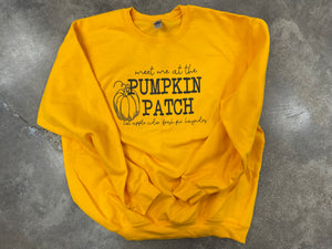 Meet Me At The Pumpkin Patch Graphic Sweatshirt