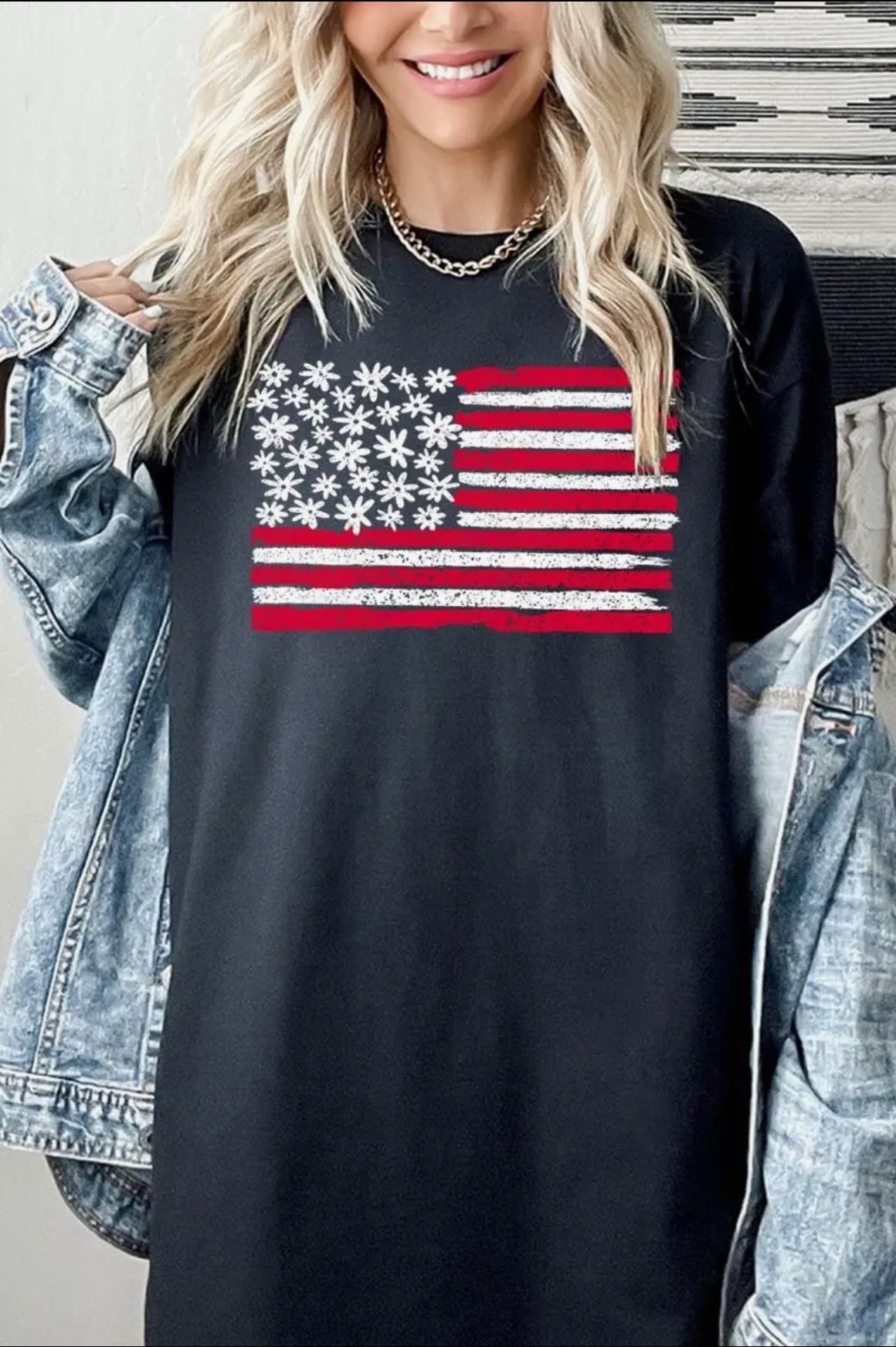 Daisy Flag America Tee