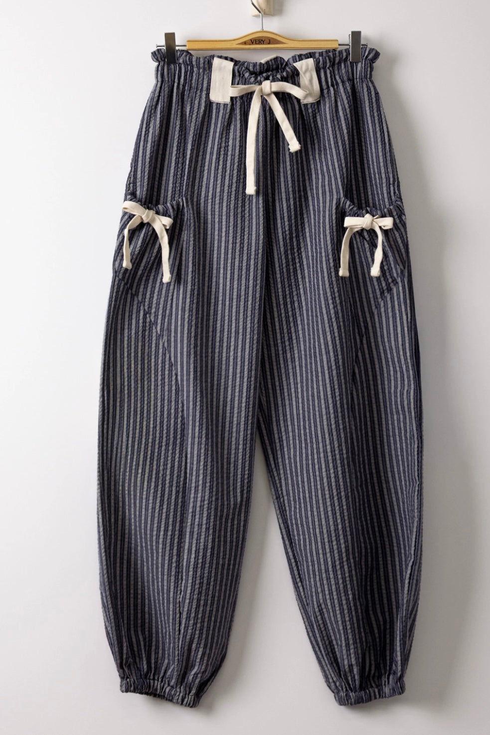 Hannah Stripe Textured Pant
