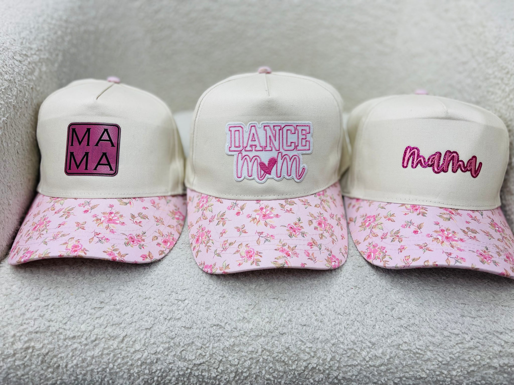 Pink Floral Hat (3 Options)