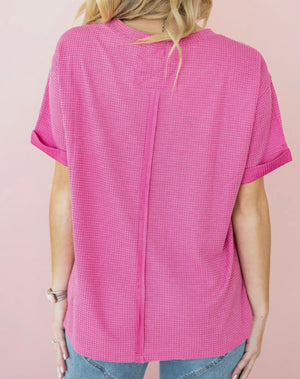 Lakelyn Waffle Top (3 Colors)