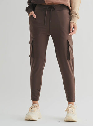 Audrey Cargo Espresso Jogger